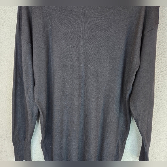 Steve Madden Black Sweater Dress Sz S Womens Soft & Cozy Feel Long Sleeve Warm - Picture 3 of 11